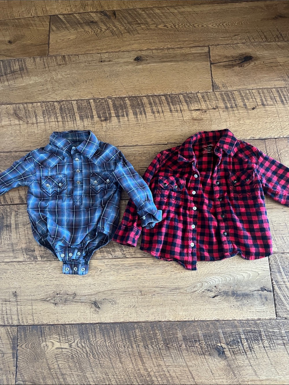Wrangler baby onesie and shirt SEE DESCRIPTION FOR SIZE